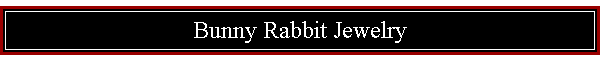 Bunny Rabbit Jewelry