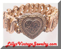 CARMEN Monogrammed Sweetheart Expansion Bracelet