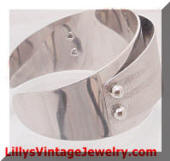 Emmons silver cuff bracelet