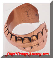 Vintage RENOIR Copper Cuff Bracelet