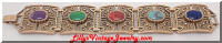 Vintage SARAH COVENTRY Granada Golden Link Bracelet