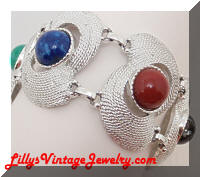 Vintage SARAH COVENTRY Multi-Swirl Bracelet