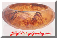 plastic amber faceted bangle bracelet