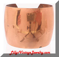 Vintage Large Copper Cuff Bracelet