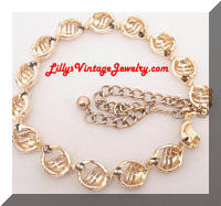 Vintage CORO Golden Link Necklace
